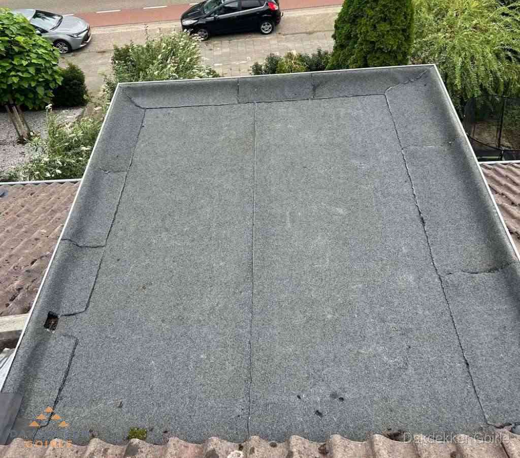 Dakbedekking schuur met bitumen in Goirle